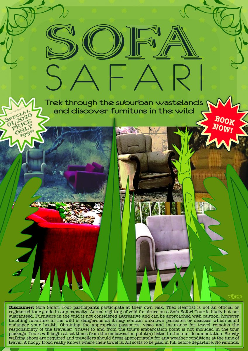 Sofa Safari Poster, digital image