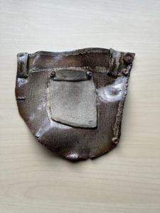 Pocket, ceramic, approx 20 x 20 x 4 cm